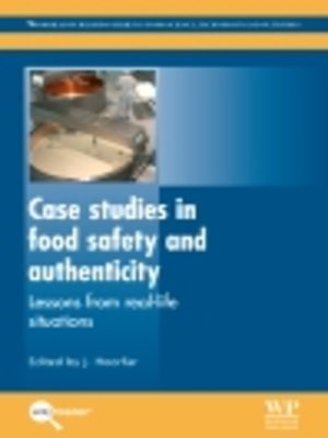 cover image of Case Studies in Food Safety and Authenticity
